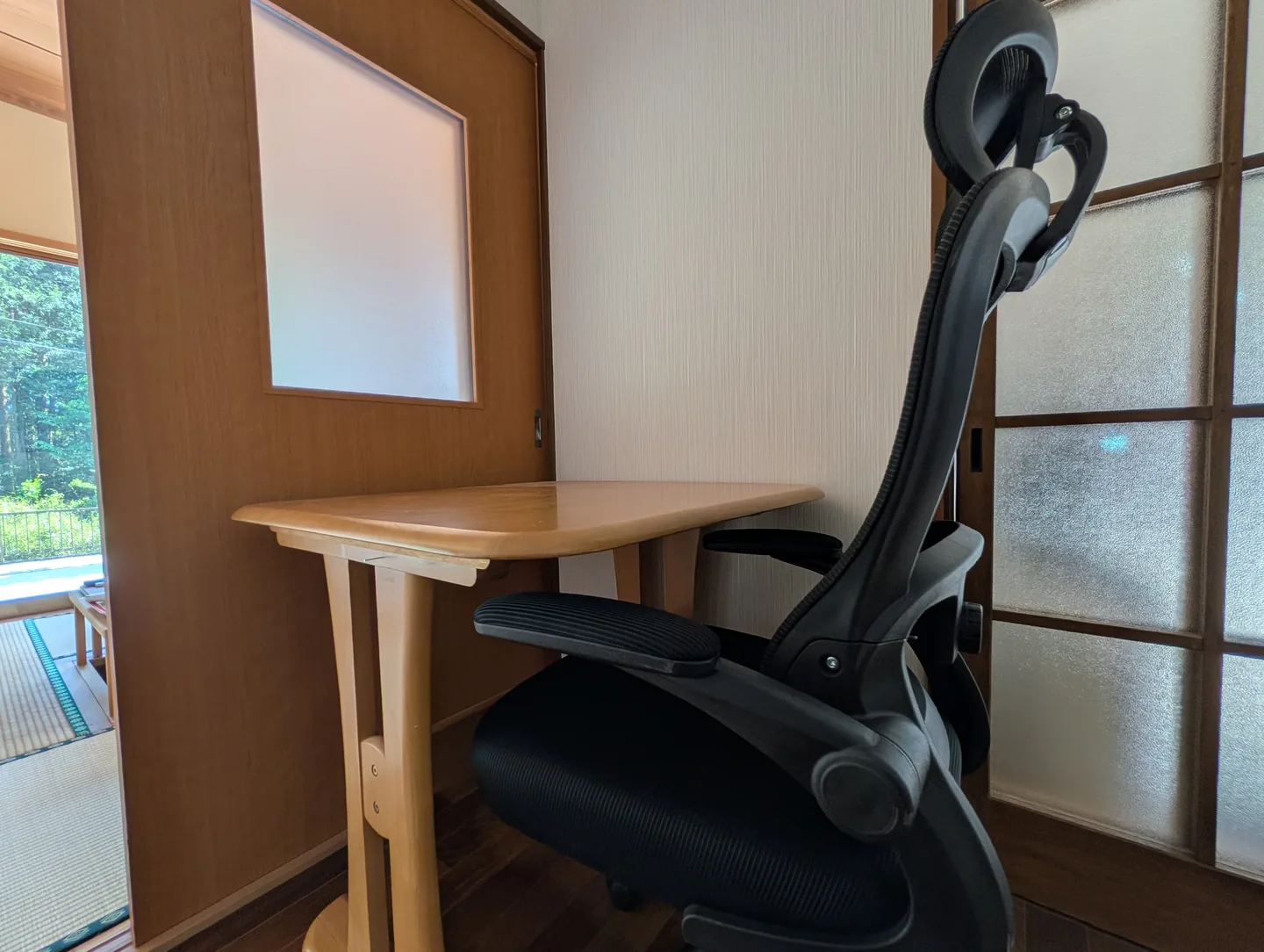 宿内のワークデスク